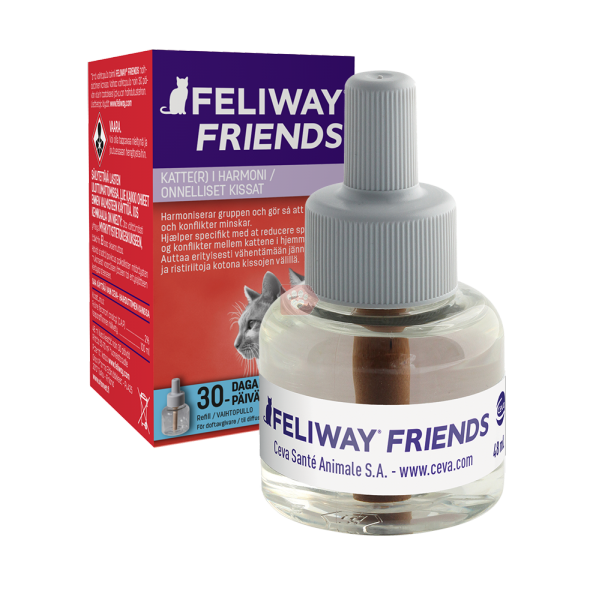 Feliway Friends Recambio 48ml para Gatos Reduce Tensiones y Conflictos