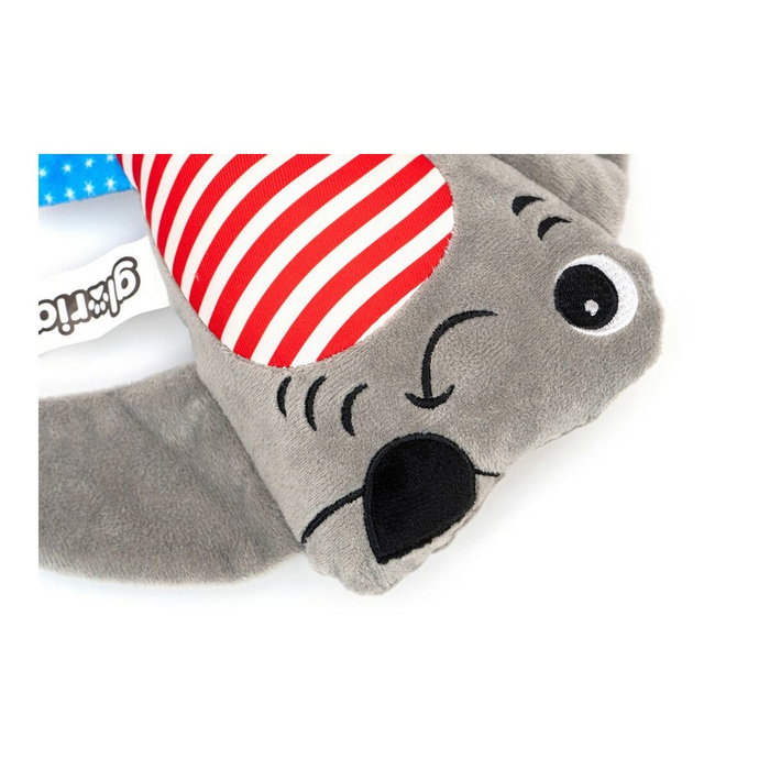 Gloria Peluche Ryan para Perro, Manta-Raya Pirata Blandita con Sonido Squeaker para Cachorros y Perros Medianos Gris Gloria Peluche Ryan para Perro, Manta-Raya Pirata Blandita con Sonido Squeaker para Cachorros y Perros Medianos Gris