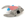 Gloria Peluche Ryan para Perro, Manta-Raya Pirata Blandita con Sonido Squeaker para Cachorros y Perros Medianos Gris