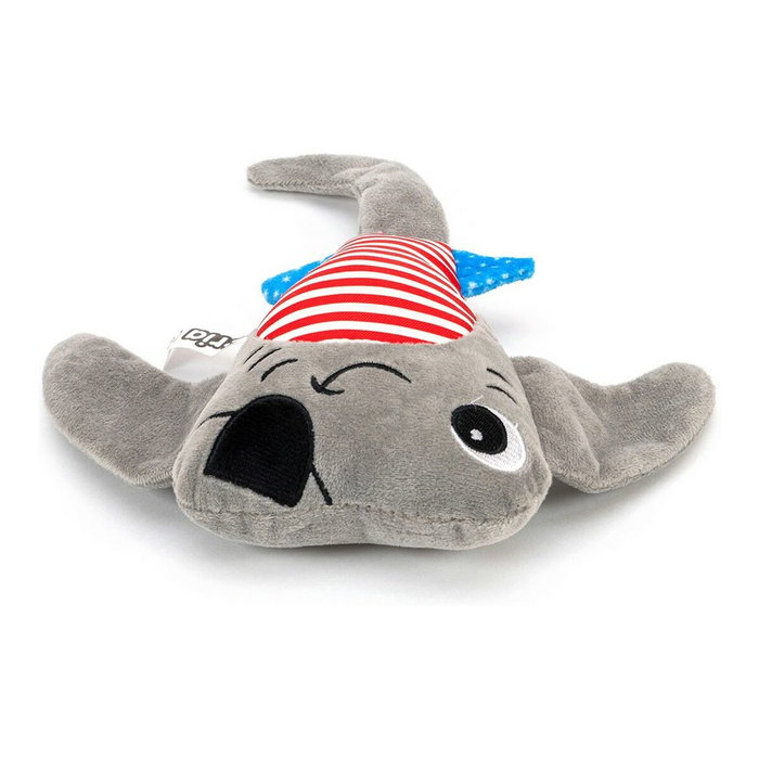Gloria Peluche Ryan para Perro, Manta-Raya Pirata Blandita con Sonido Squeaker para Cachorros y Perros Medianos Gris Gloria Peluche Ryan para Perro, Manta-Raya Pirata Blandita con Sonido Squeaker para Cachorros y Perros Medianos Gris