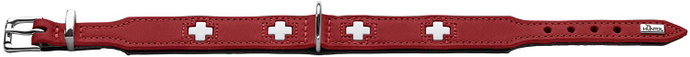 Hunter Collar Swiss 47-54cm Rojo/Negro Hunter Collar Swiss 47-54cm Rojo/Negro