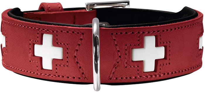 Hunter Collar Swiss 47-54cm Rojo/Negro Hunter Collar Swiss 47-54cm Rojo/Negro