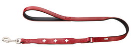 Hunter Correa Swiss 100 cm Rojo-Negro de Cuero Flexible con Forro de Napa