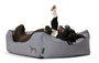 Hunter Sofá para Perros Boston 60x50 cm Gris Cómodo Clásico Diseño Actual Acogedor