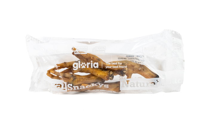 Snackys Patas de Pollo Display 20 Bolsas 5 Patas Por Bolsa Snacks Horneaos 100% Naturales Hechos en España