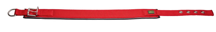 Hunter Collar Neopreen Reflect Nylon Acolchado 44-51 cm 45 mm Rojo