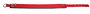 Hunter Collar Neopreen Reflect Nylon Rojo 54-61 cm 45 mm