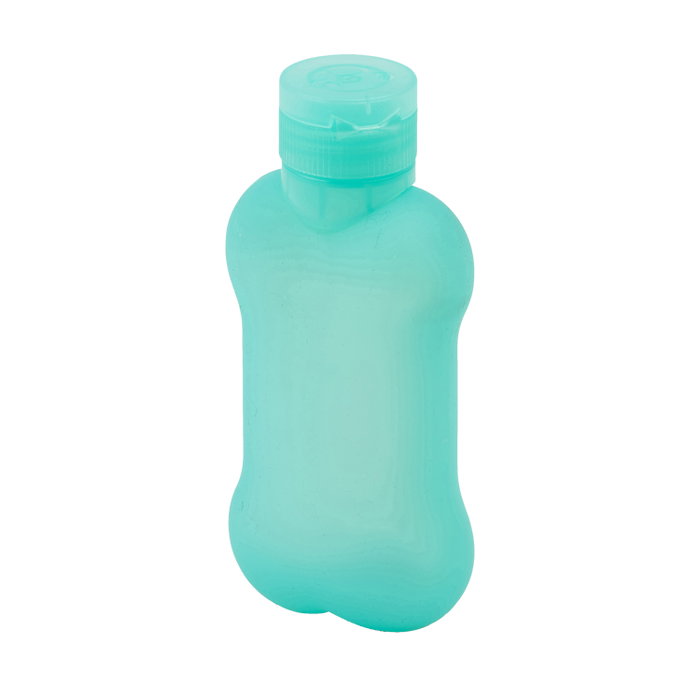 Botella United Pets Bon Ton Pi Aguamarina Silicona 100 ml Botella United Pets Bon Ton Pi Aguamarina Silicona 100 ml