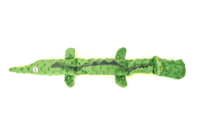 Gloria Peluche Cocodrilo Alargado con Squeaker para Perros