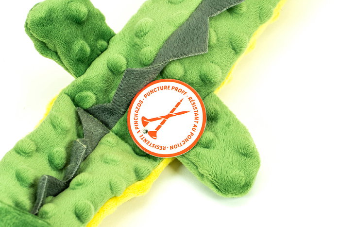 Gloria Peluche Cocodrilo Alargado con Squeaker para Perros