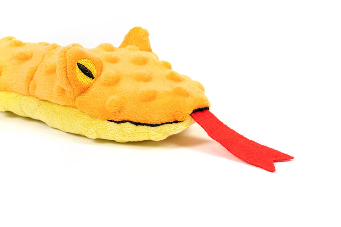 Gloria Peluche Serpiente Alargado con Squeaker para Perros