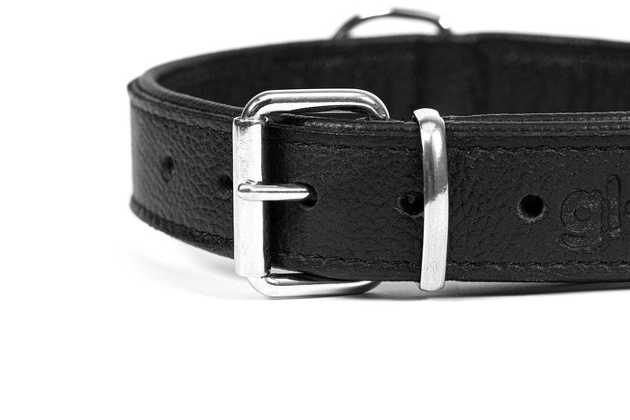 Gloria Collar Piel Drymilled Negro 30 cm