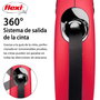 Flexi Classic Cinta Roja de 5m para hasta 15kg
