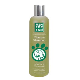 Men For San Champú para Perros con Árbol de Té Antipicores y Relajante 300 ml