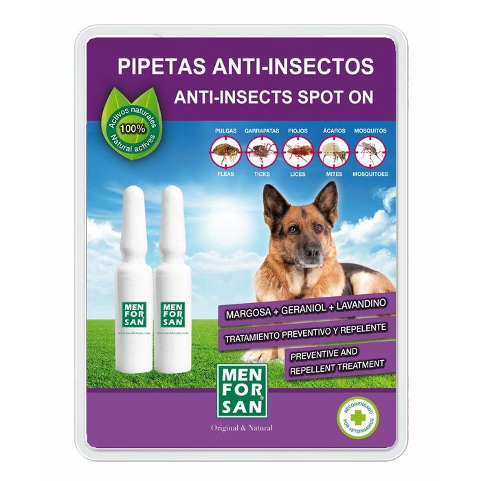 Men For San Pipetas perro ant-insectos 2 u