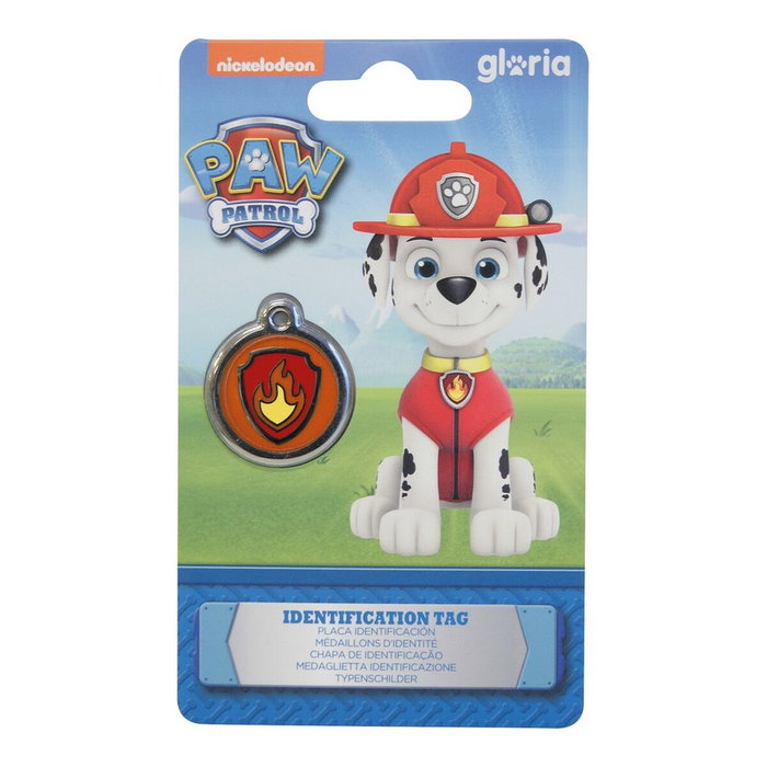 Placa identificativa para collar The Paw Patrol Marshall Talla M Placa identificativa para collar The Paw Patrol Marshall Talla M