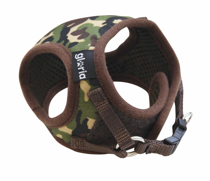 Gloria Petral para Perro Camuflaje Verde Talla XS (Cuello 17-22 cm) con Malla Transpirable, Acolchado de Poliéster y Ajuste Rápido Gloria Petral para Perro Camuflaje Verde Talla XS (Cuello 17-22 cm) con Malla Transpirable, Acolchado de Poliéster y Ajuste Rápido