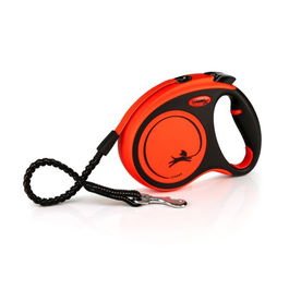 Flexi X11-Tape Flexi-Extrem Correa para Perros 5 M Hasta 35 kg, Extremadamente Resitente con Cinta de Amortiguación, Para Mascotas Activas y Aventuras