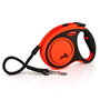 Flexi Xtreme Correa extensible con cinta de 5m, naranja, talla M