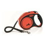 Flexi Xtreme Correa extensible con cinta de 5m, naranja, talla M
