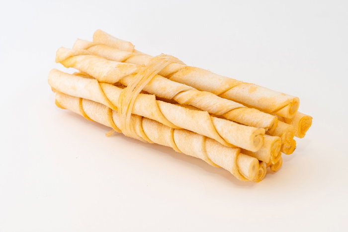 Snackys Palitos Masticables Rawhide para Perro Sabor Mango 24 Unidades 12 cm