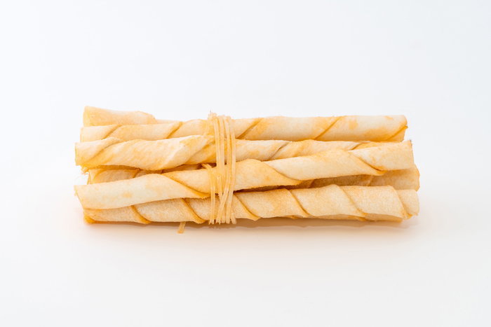 Snackys Palitos Masticables Rawhide para Perro Sabor Mango 24 Unidades 12 cm