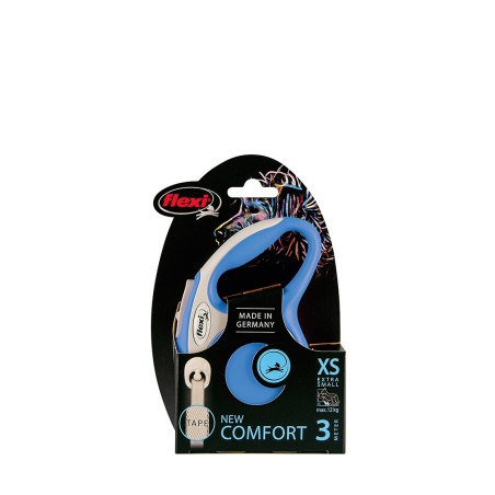 Flexi Cinta Azul 3M XS 12 kg Correa para Perro