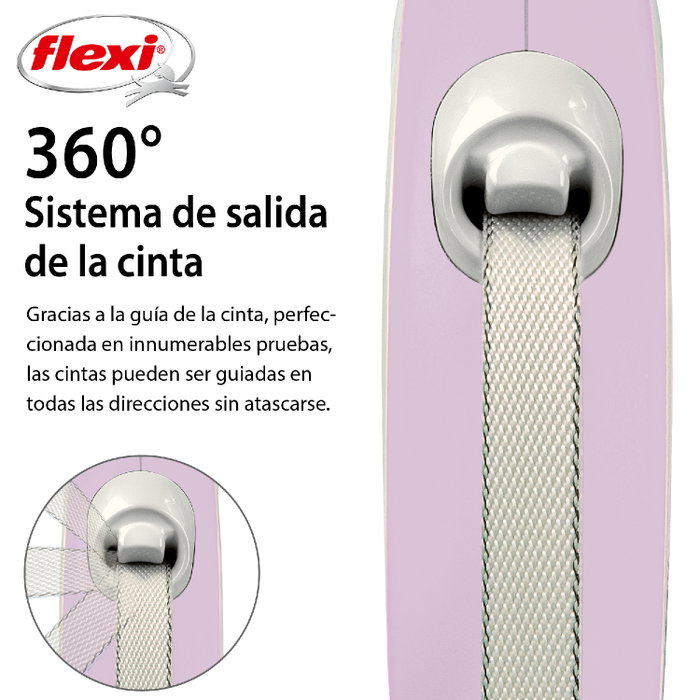 Flexi Flexi New Comfort Cinta 5m Rosa Talla S hasta 15kg