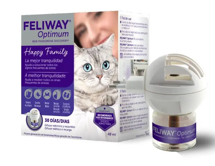 Feliway Optimum Difusor + Recambio 48 ml Feliway Optimum Difusor + Recambio 48 ml