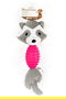 Gloria Zar Bell Juguete Peluche Interactivo para Perro con Doble Diversión: Squeaker y Barriga de Goma Resistente - Ideal para Morder y Jugar