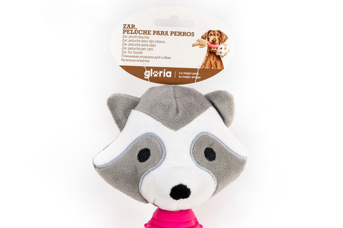 Gloria Zar Bell Juguete Peluche Interactivo para Perro con Doble Diversión: Squeaker y Barriga de Goma Resistente - Ideal para Morder y Jugar