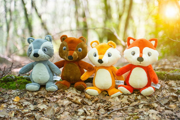 Gloria Zar Bell Juguete Peluche Interactivo para Perro con Doble Diversión: Squeaker y Barriga de Goma Resistente - Ideal para Morder y Jugar