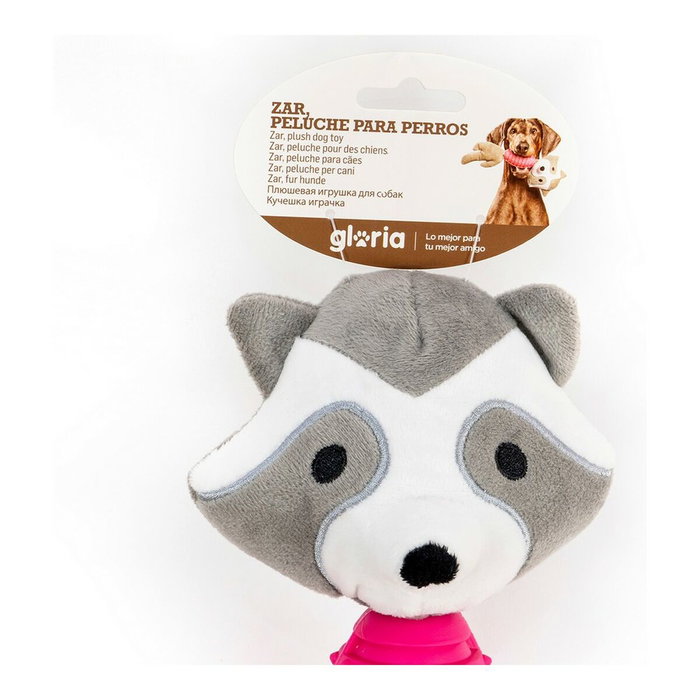Gloria Zar Bell Juguete Peluche Interactivo para Perro con Doble Diversión: Squeaker y Barriga de Goma Resistente - Ideal para Morder y Jugar