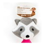 Gloria Zar Bell Juguete Peluche Interactivo para Perro con Doble Diversión: Squeaker y Barriga de Goma Resistente - Ideal para Morder y Jugar