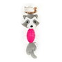 Gloria Zar Bell Juguete Peluche Interactivo para Perro con Doble Diversión: Squeaker y Barriga de Goma Resistente - Ideal para Morder y Jugar