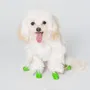 Pawz Botas Para Perro Verde Talla Tiny Impermeables Goma Natural Biodegradables Flexibles