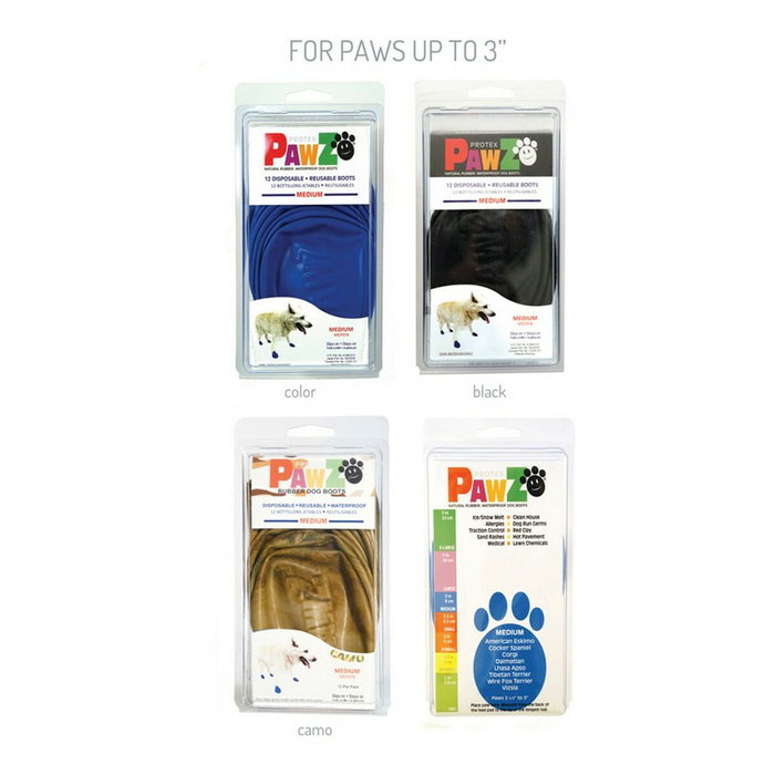 Pawz Botas Para Perro Verdes Talla XL - Paquete de 12 Unidades Pawz Botas Para Perro Verdes Talla XL - Paquete de 12 Unidades
