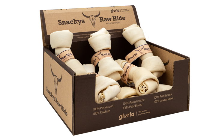 Snackys Nudos Masticables para Perro Piel de Vacuno 15-17 cm 10 Unidades Snackys Nudos Masticables para Perro Piel de Vacuno 15-17 cm 10 Unidades