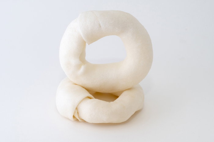 Snackys Masticable para Perro Rawhide Donut 8-9 cm 20 Unidades Piel de Vacuno Altamente Digerible