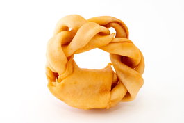 Snackys Masticable para Perro Donut Trenzado 12 cm Sabor Miel