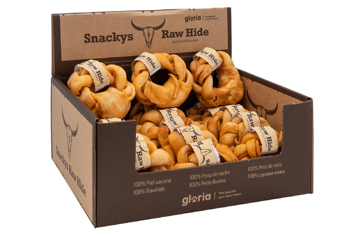 Snackys Masticable para Perro Donut Trenzado 12 cm Sabor Miel