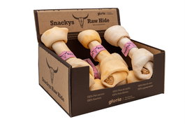 Snackys Nudos Masticables para Perro 20-23 cm Sabor Mango 6 Unidades