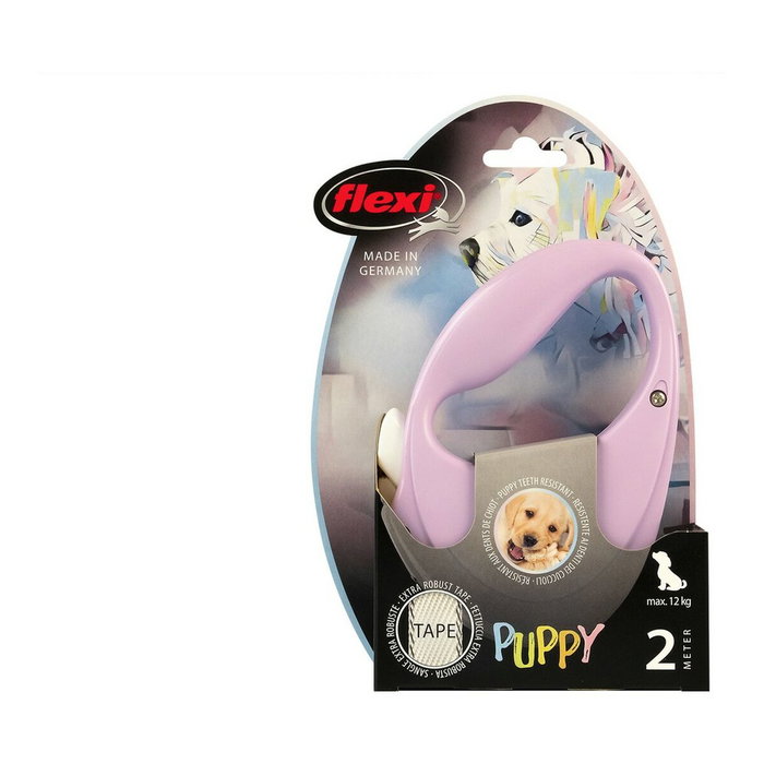 Correa para Perro Flexi Puppy 2 m Rosa Correa para Perro Flexi Puppy 2 m Rosa