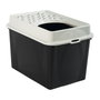 Aucune Inodoro casa TOP 50l - Negro (PP reciclado)