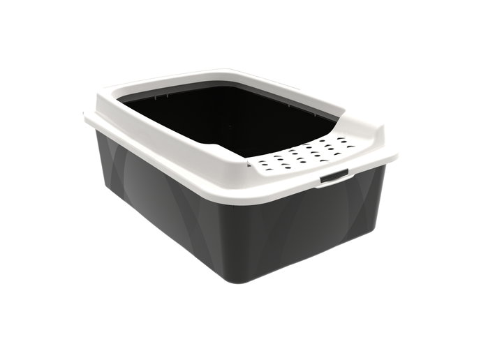 Rotho Mypet Bonnie Caja de arena con bordes Negro Rotho Mypet Bonnie Caja de arena con bordes Negro