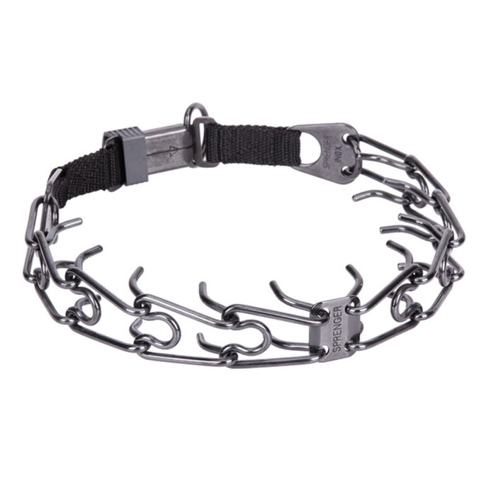 Collar de Castigo Hs Sprenger Lock Negro Acero Inoxidable