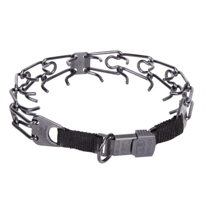Collar de Castigo Hs Sprenger Lock Negro Acero Inoxidable