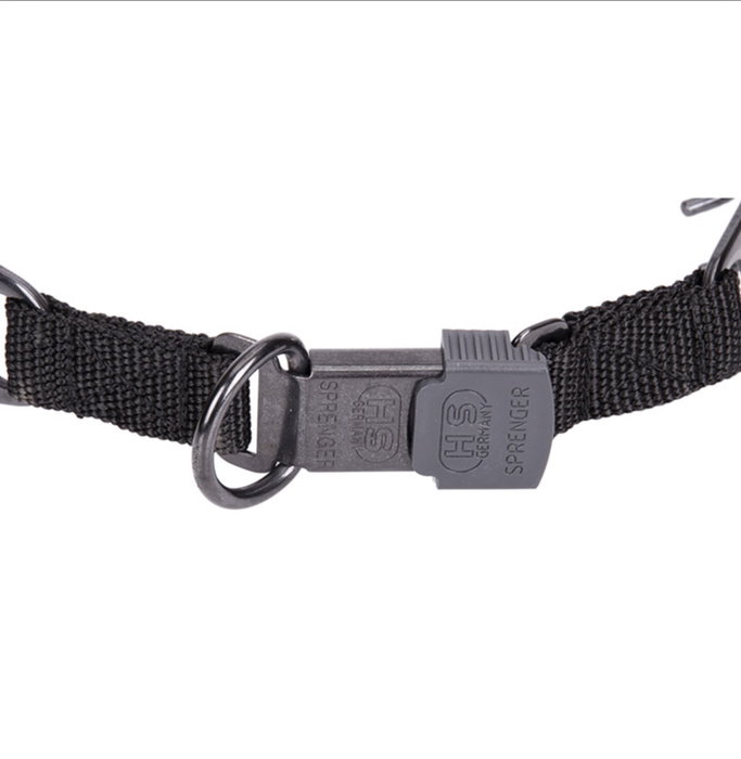 Collar de Castigo Hs Sprenger Lock Negro Acero Inoxidable