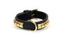 Gloria Collar Duna 35 X 2 cm piel acolchada color negro confort adaptable India