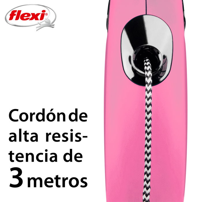 Flexi Classic XS Cordon 3m Rosa
